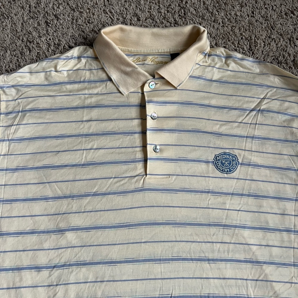 Vintage Ben Hogan Golf Polo Shirt Large Medinah Country Club Chicago
